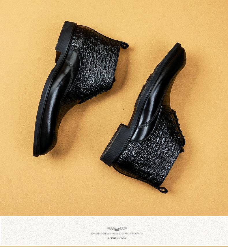 Handmade leather boots