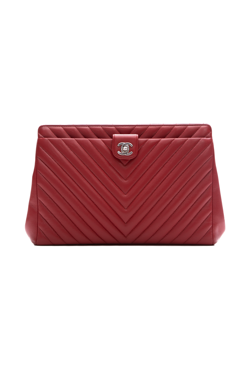 Chevron CC Pouch Clutch Bag