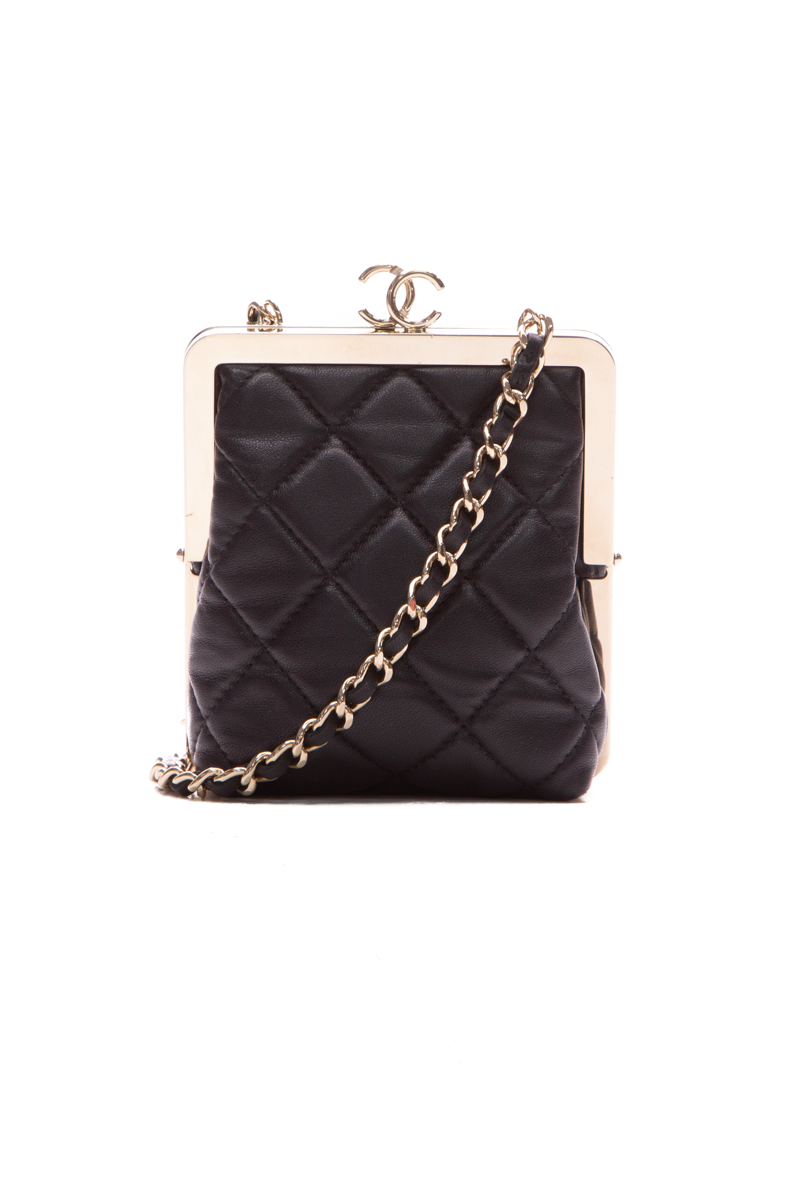 Plexi Quilted CC Clutch