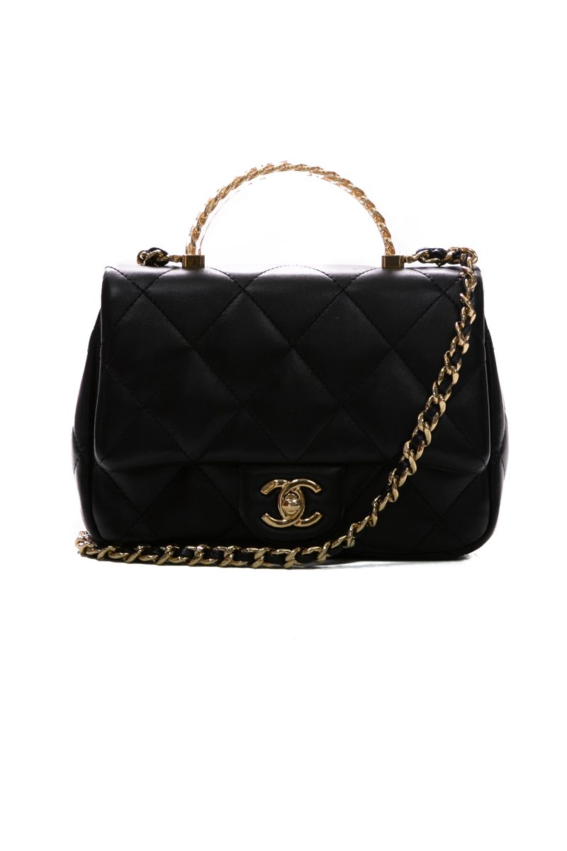Mini Flap Bag with Top Handle