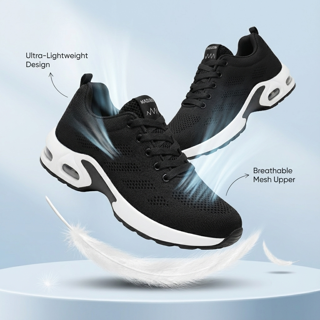 12-Hour Shift Shoes for All-Day Foot, Knee & Back Pain Relief (BOGO)