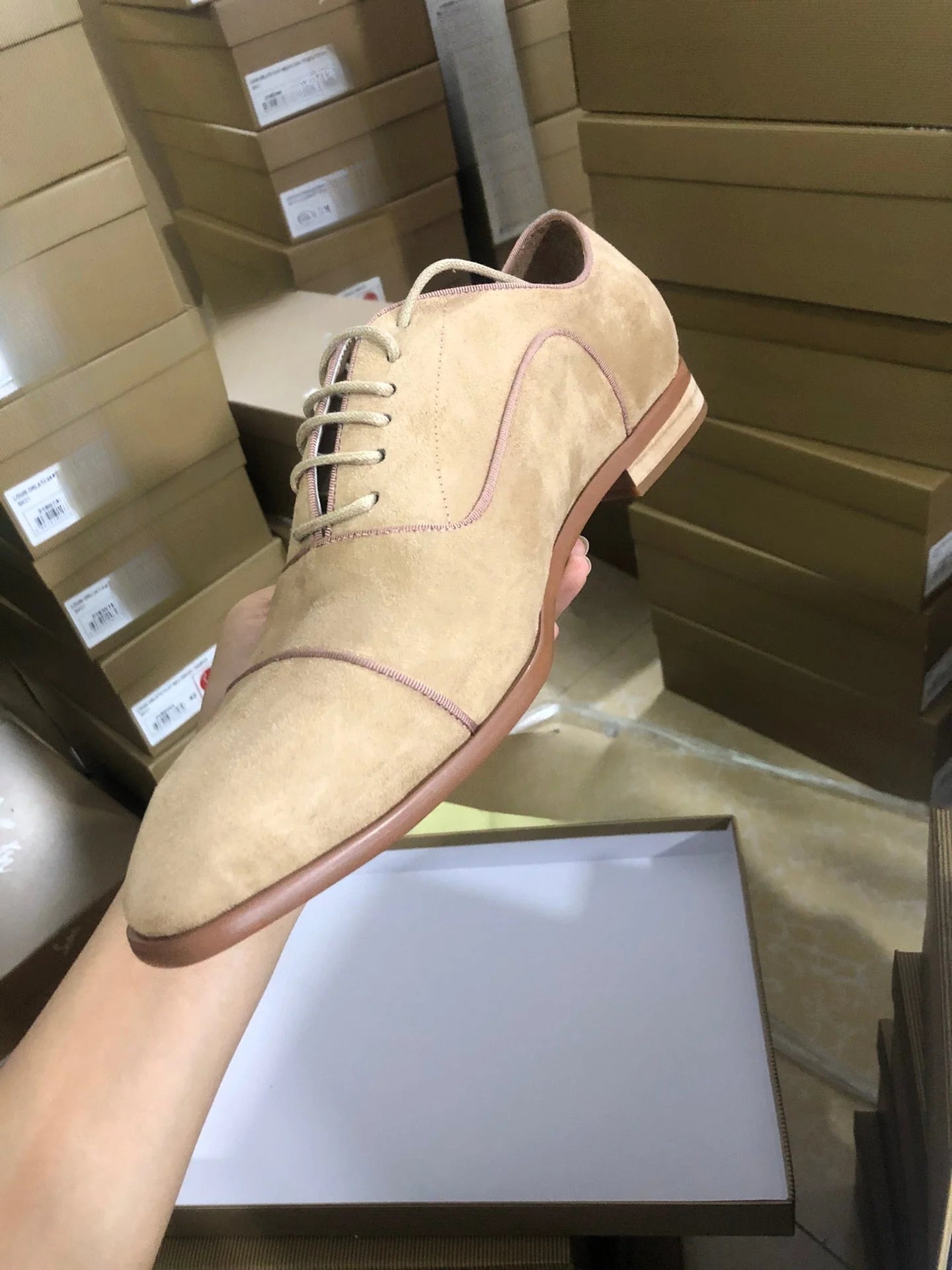 Leather shoes