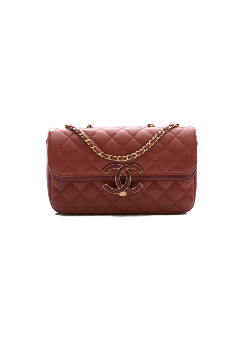 Small CC Chic Double Flap Bag