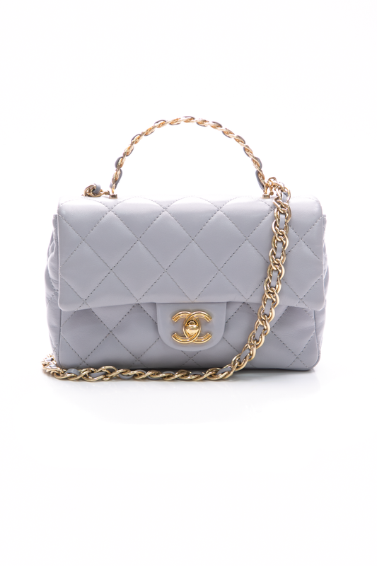 Mini Flap Bag with Top Handle