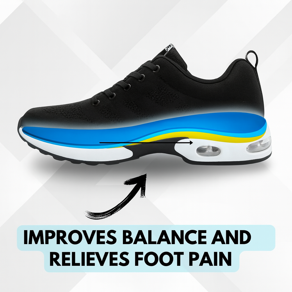 12-Hour Comfort Shoes for Heel & Plantar Fasciitis Relief (Unisex) (BOGO)