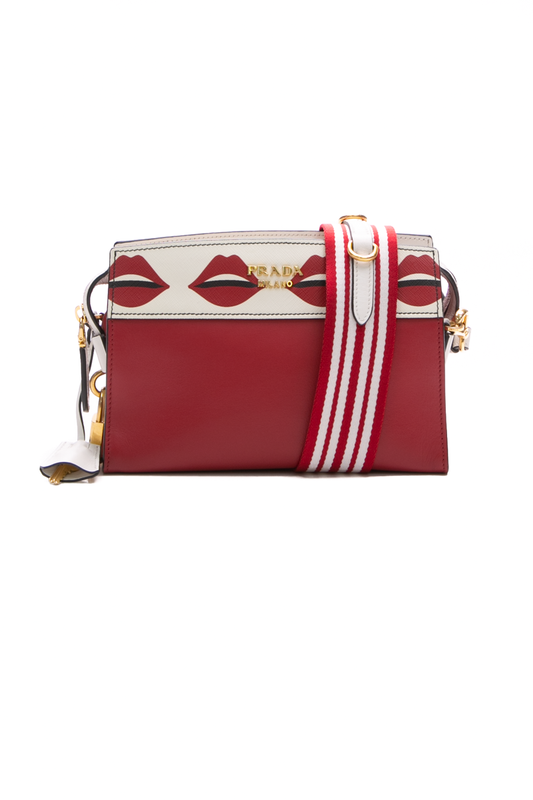 Lip Print Esplanade Bag