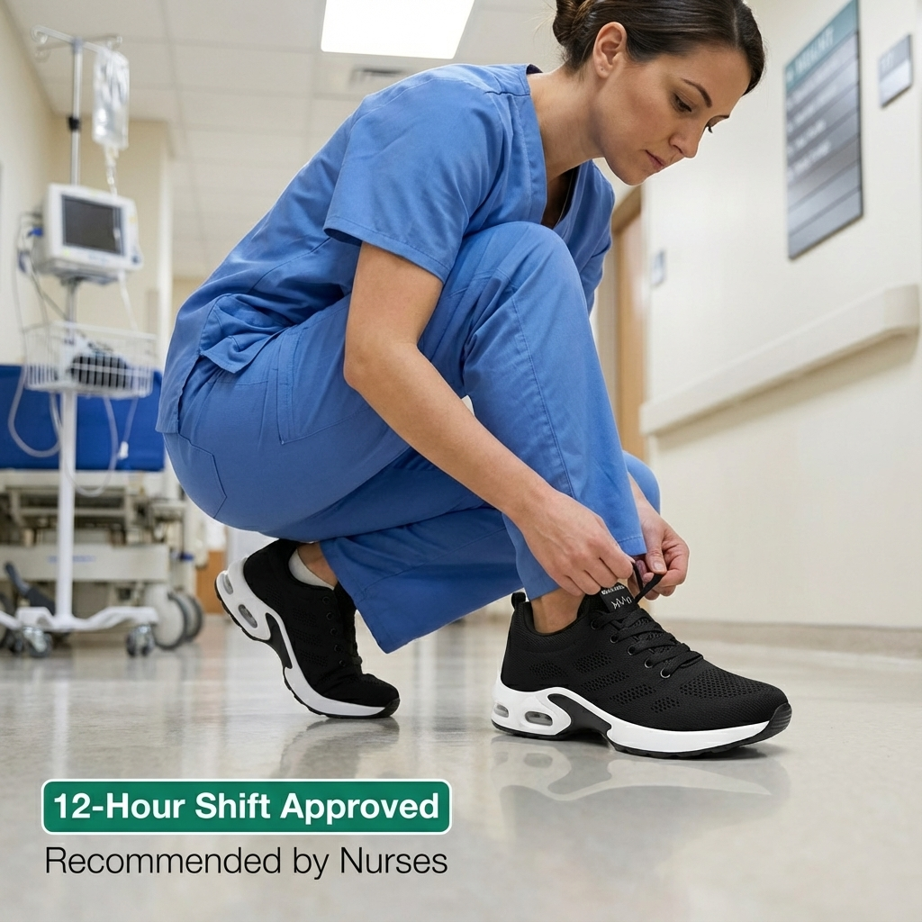 12-Hour Shift Shoes for Heel & Plantar Fasciitis Relief (Unisex)
