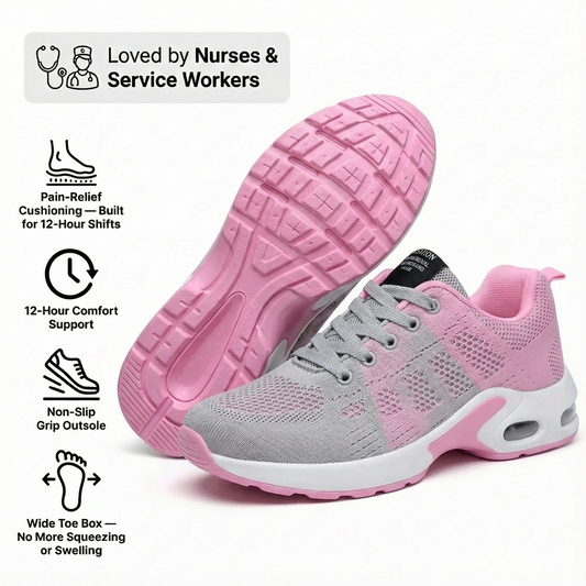 12-Hour Shift Shoes for Heel & Plantar Fasciitis Relief (Unisex)