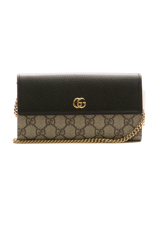 GG Marmont Bicolor Wallet on Chain